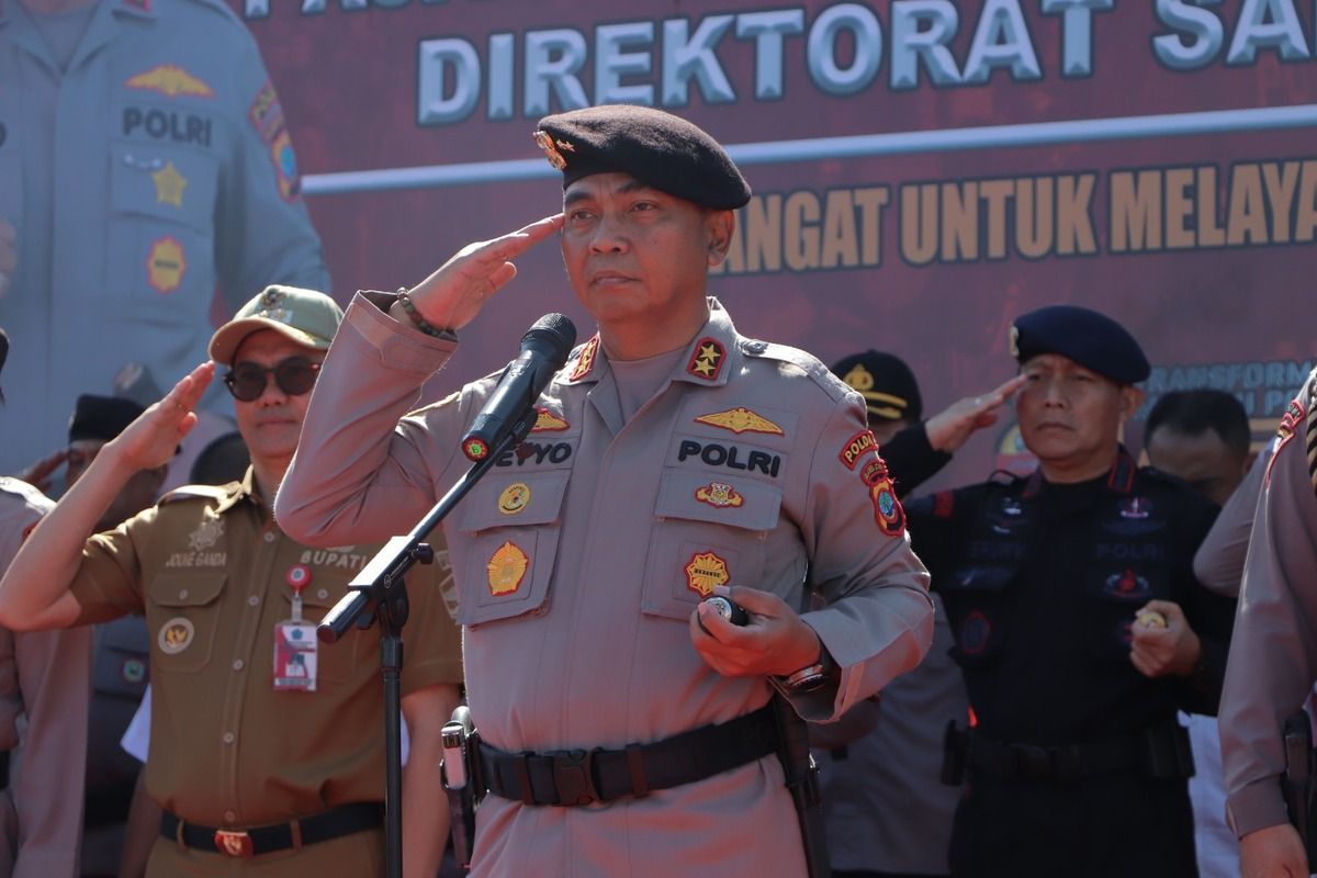 Kapolda Sulut  tutup tradisi pembaretan Direktorat Samapta