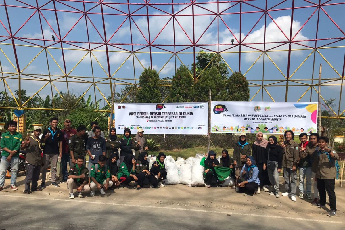 Gila! Ratusan kilogram sampah di Mataram terkumpulkan dalam waktu 3 jam