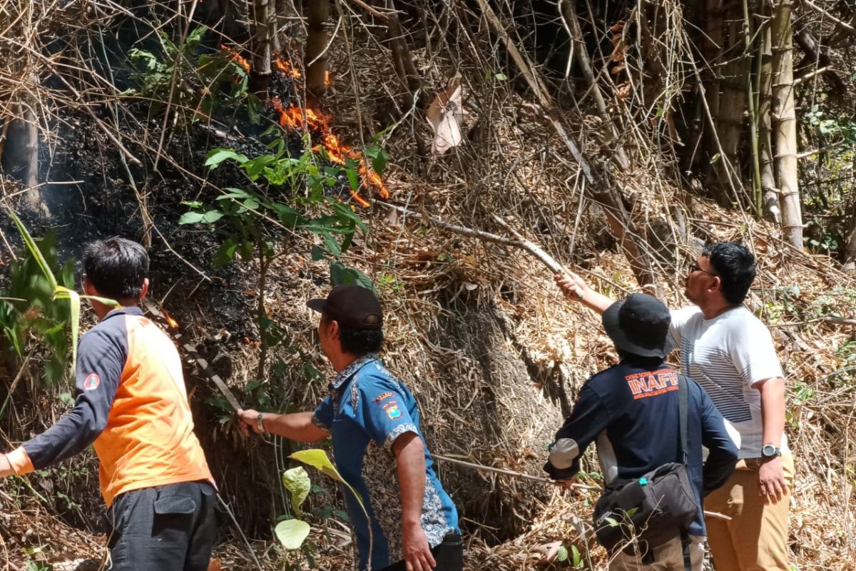 Jalur pendakian Gunung Budheg Tulungagung sementara ditutup pasca terjadi karhutla