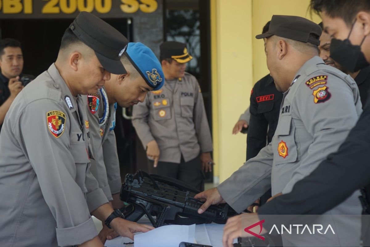 Polres Singkawang antisipasi penyalahgunaan senjata api milik anggota