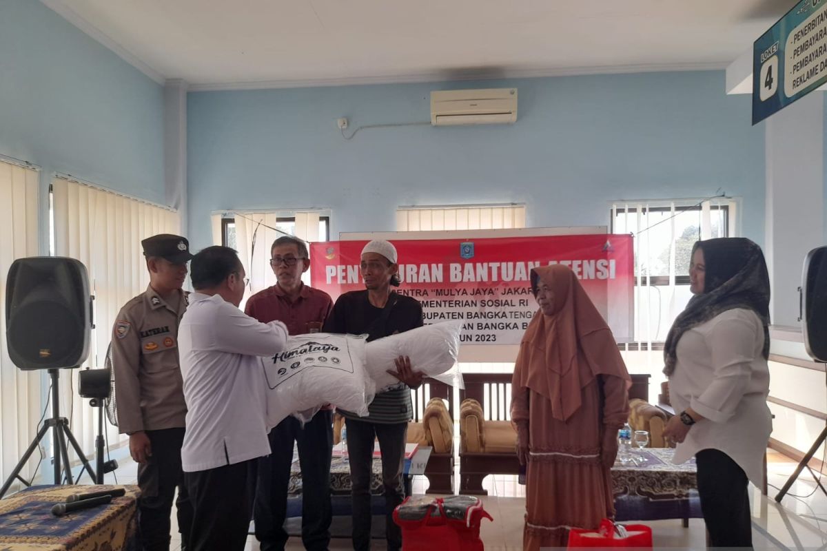 Pemkab Bangka Tengah terima bantuan Atensi dari Kemensos RI