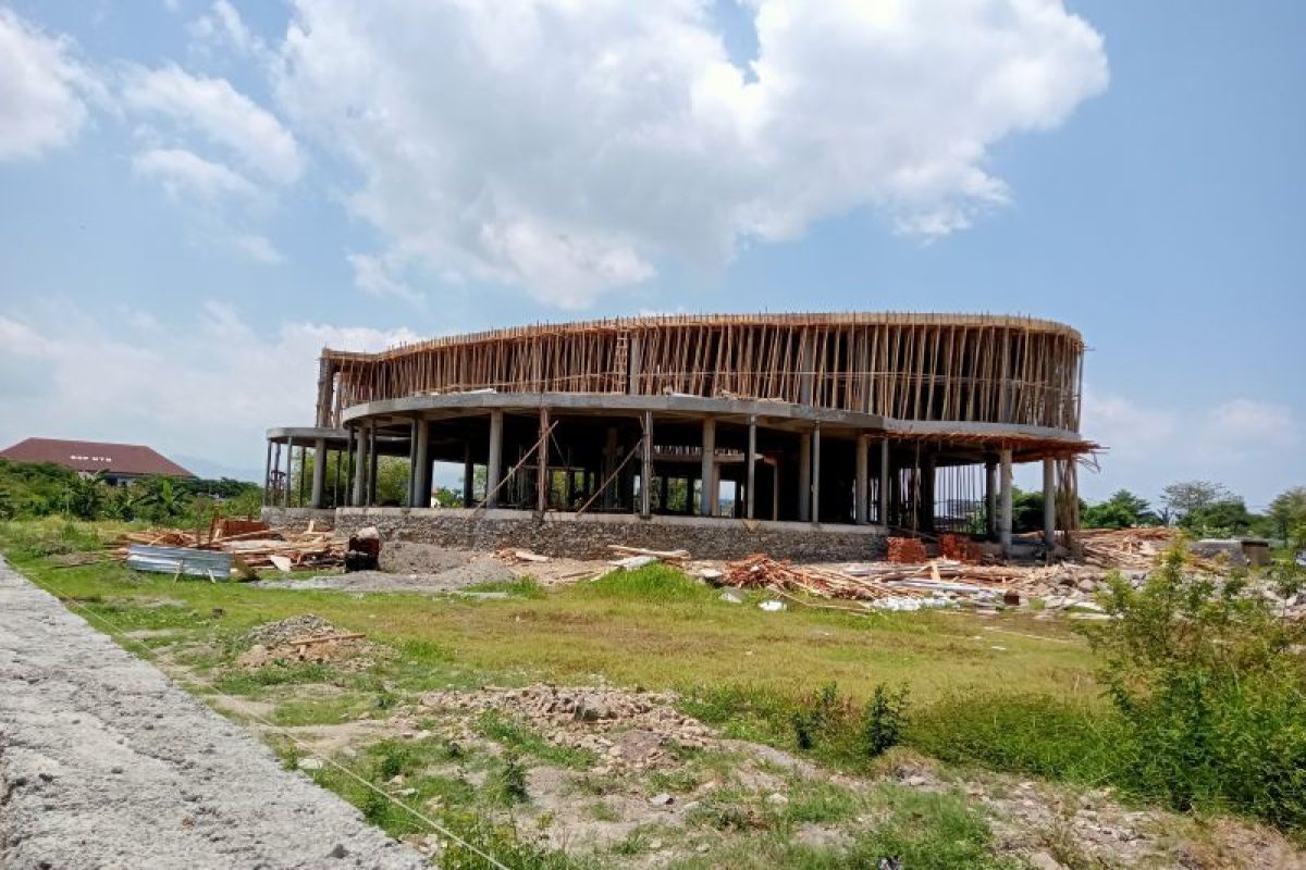 Pembangunan gedung Perpustakaan Mataram lampaui target