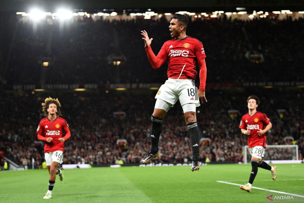 Gol larut Casemiro bawa Manchester United atasi Forest 1-0