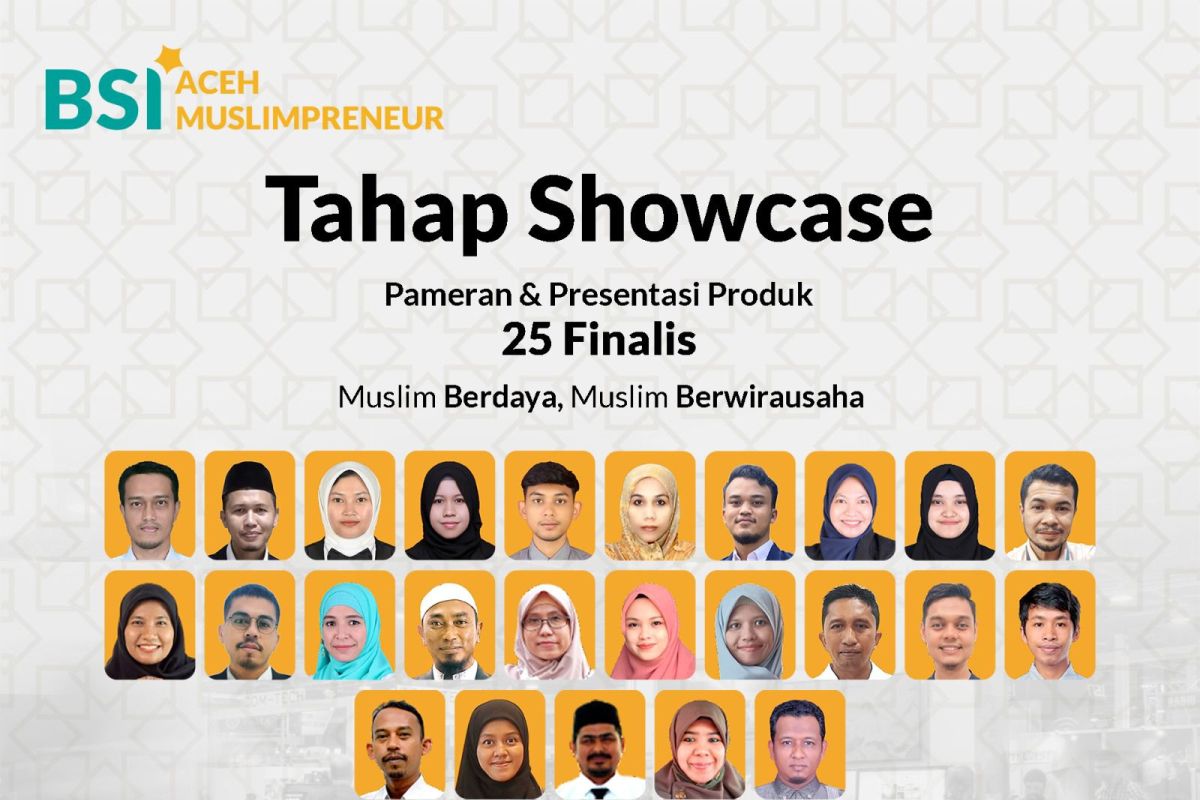 Untuk dipilih jadi terbaik, 25 wirausaha muda Aceh presentasikan produk di BSI Aceh Muslimpreneur