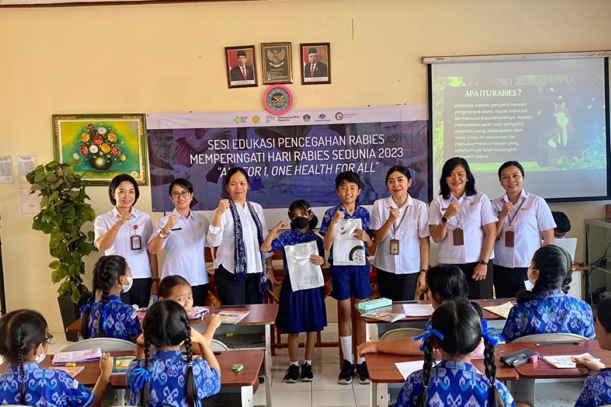 1.200 siswa SD di Denpasar-Bali mendapat edukasi rabies