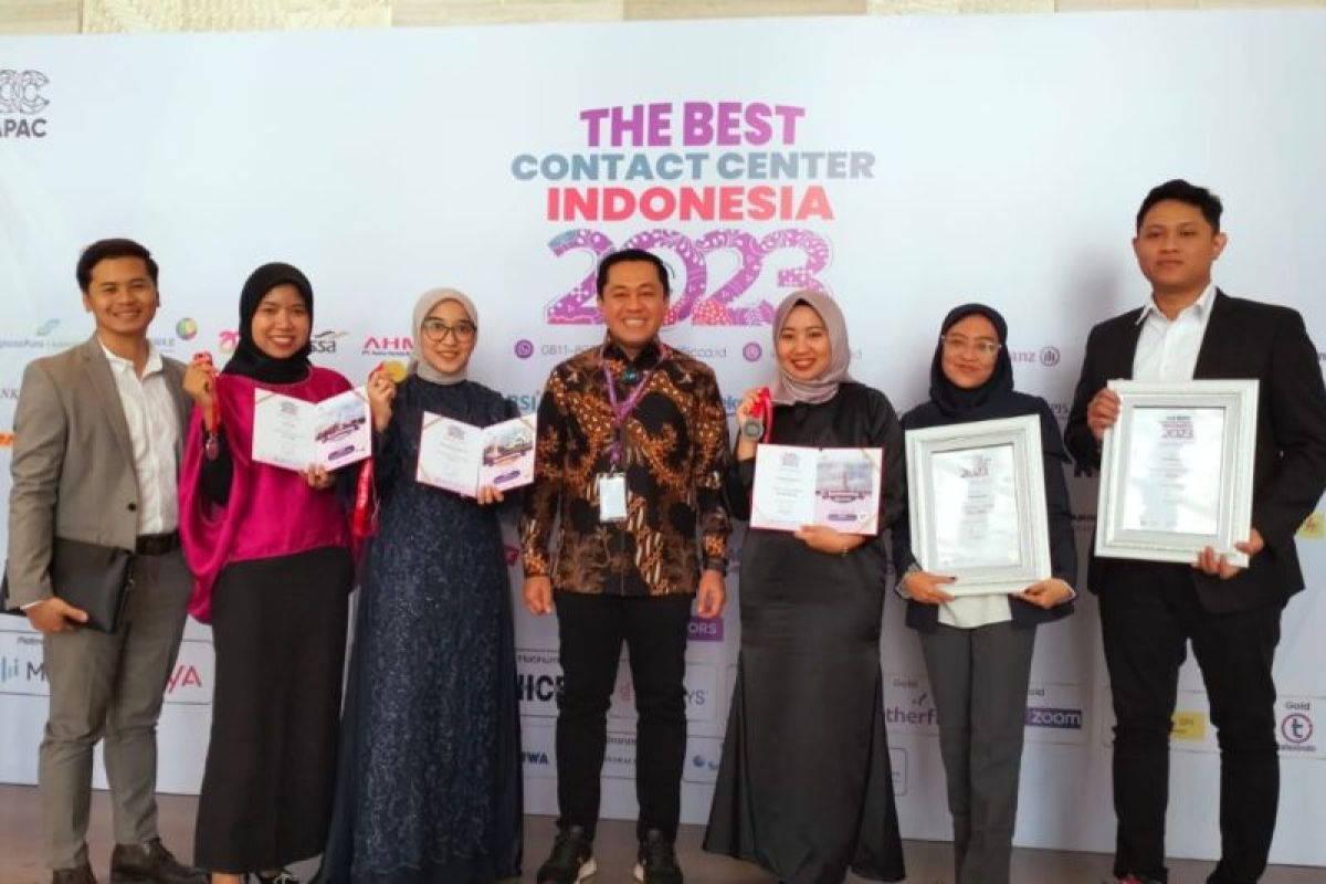 Pegadaian Borong Lima Penghargaan di Ajang The Best Contact Center Indonesia 2023