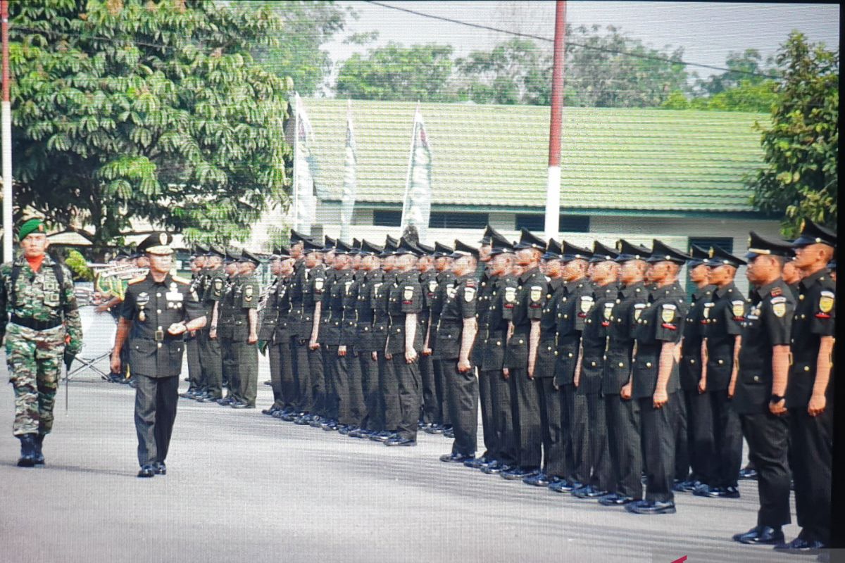 Pangdam II/Sriwijaya lantik 70 prajurit tamtama di Rindam Lahat