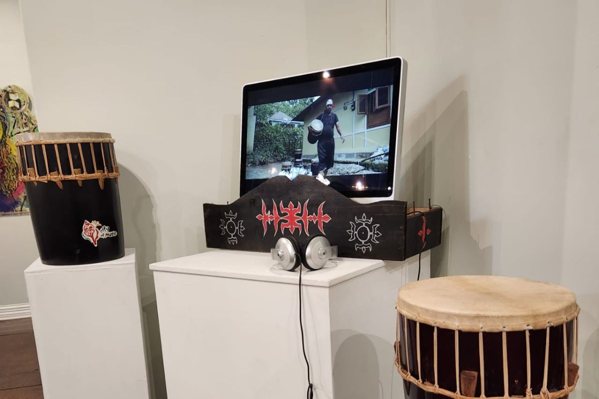 Alat musik Tifa hadir di pameran kolaborasi kota kreatif Paducah USA