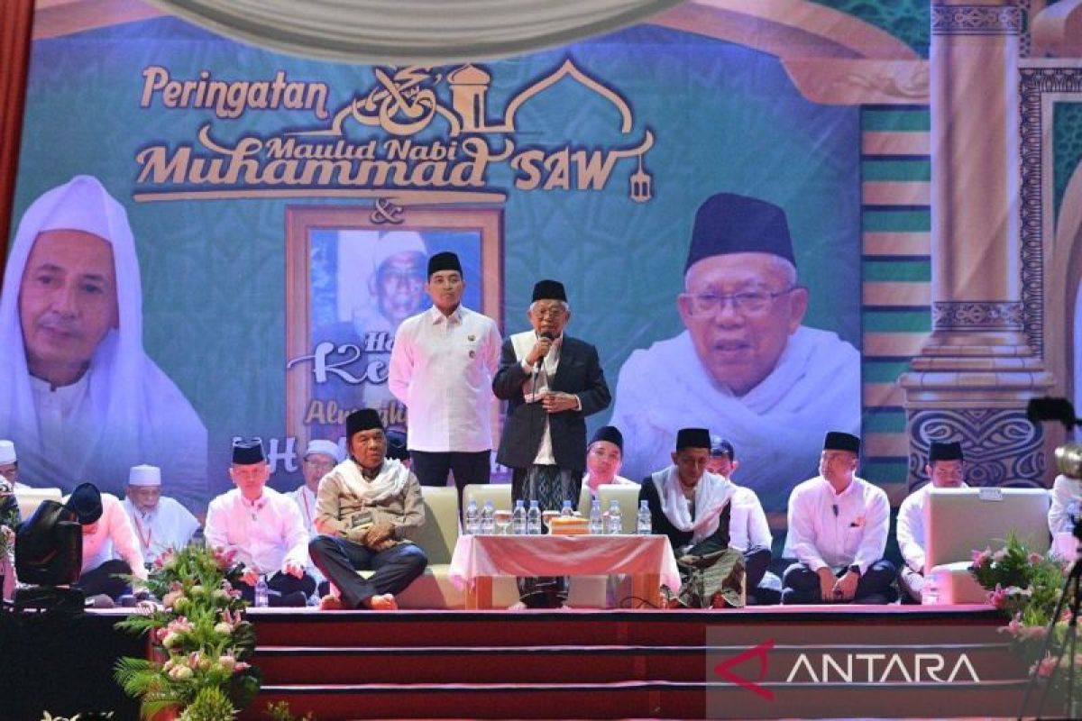 Wapres hadiri Maulid Nabi Muhammad dan Haul Ke-30 Abuya Amin Banten