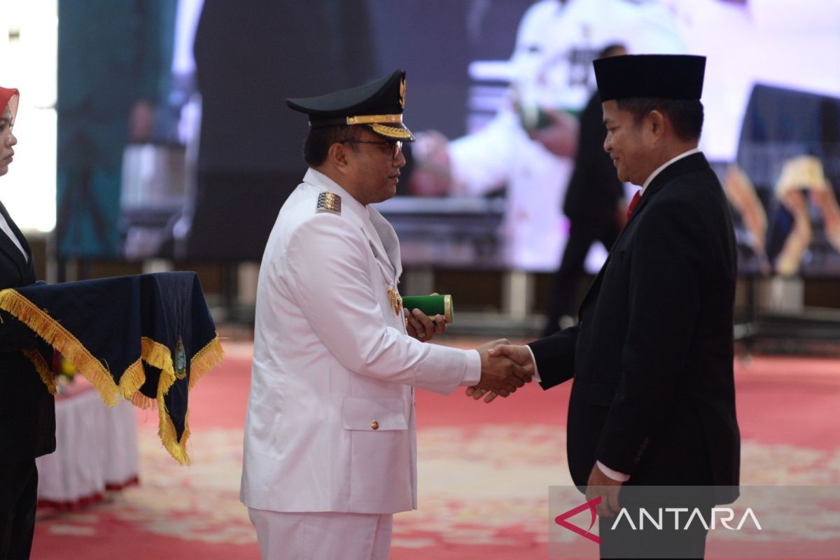 Pj Gubsu lantik Letnan Dalimunthe sebagai Pj Wali Kota Padangsidimpuan