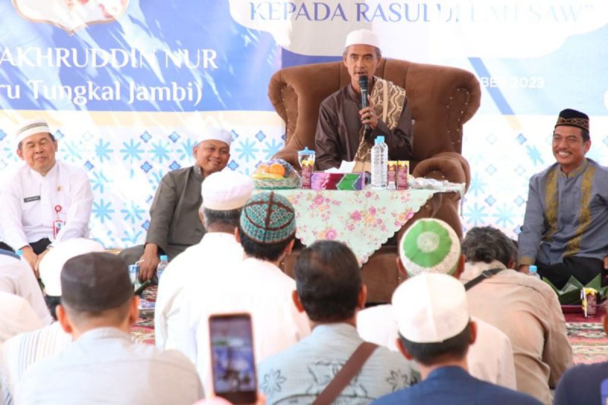 Banjar hadirkan Guru Tungkal Jambi isi tausiyah Maulid Nabi