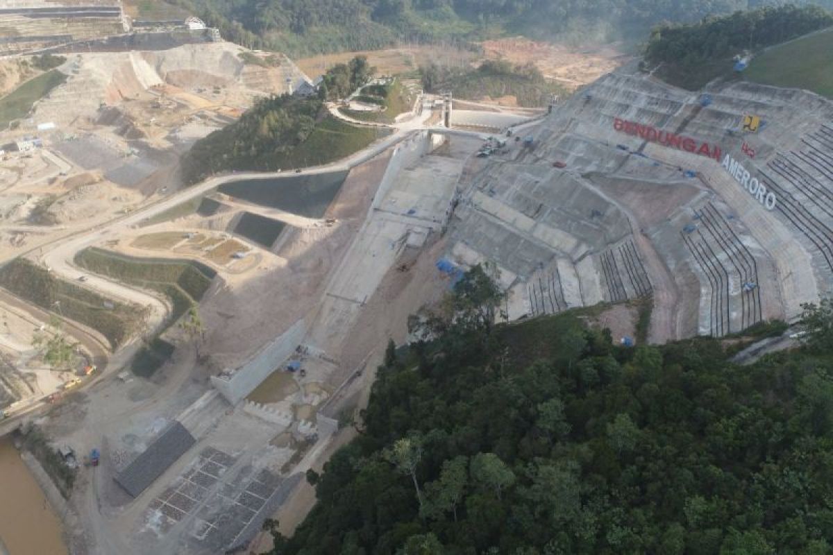 Pembangunan PSN Bendungan Ameroro Sultra ditargetkan selesai November