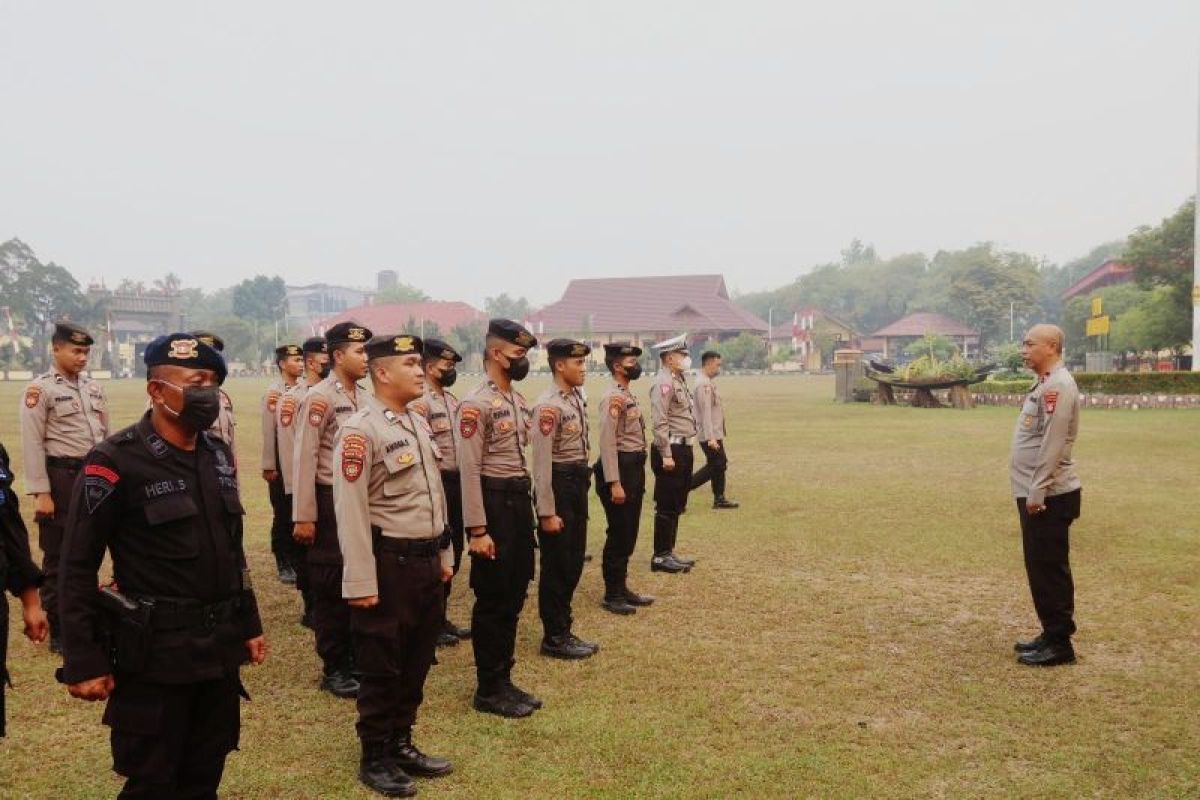 24 personel Polda Kalteng dikerahkan ke Pulpis tanggulangi karhutla