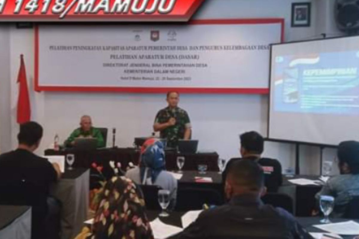 Kodim Mamuju tanamkan nilai kebangsaan di desa