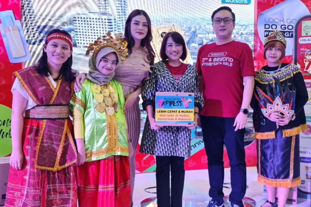 Watsons Indonesia perluas layanan HDE ke Medan, Samarinda, dan Makassar