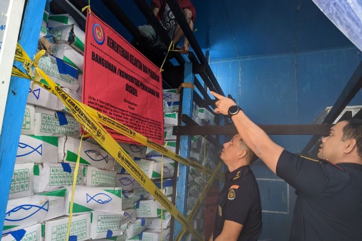 KPK segel 4.050 kg ikan salem impor asal Tiongkok