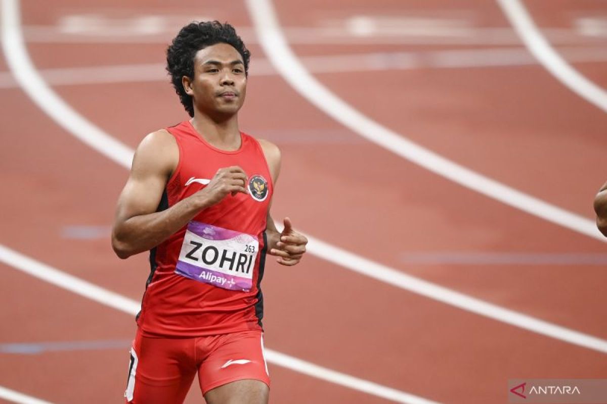 Zohri finis di keenam pada final lari 100 meter Asian Games Hangzhou