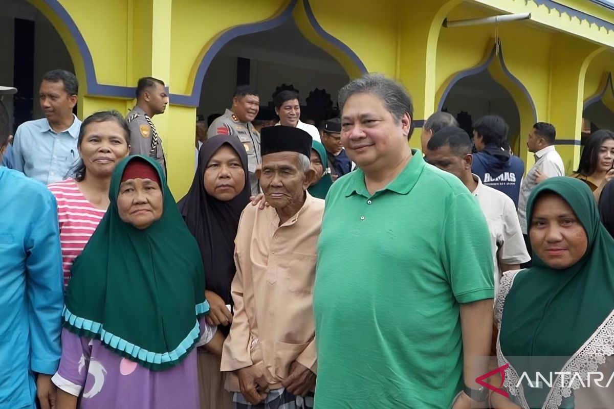 Menteri Airlangga beri kepastian pembangunan rumah masyarakat di Pulau Rempang Kepri