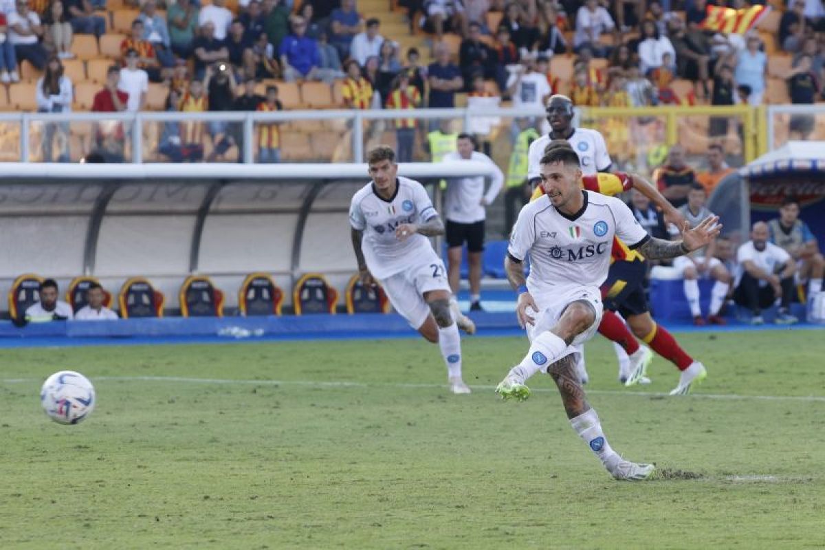 Liga Italia: Napoli amankan kemenangan meyakinkan atas Lecce 4-0