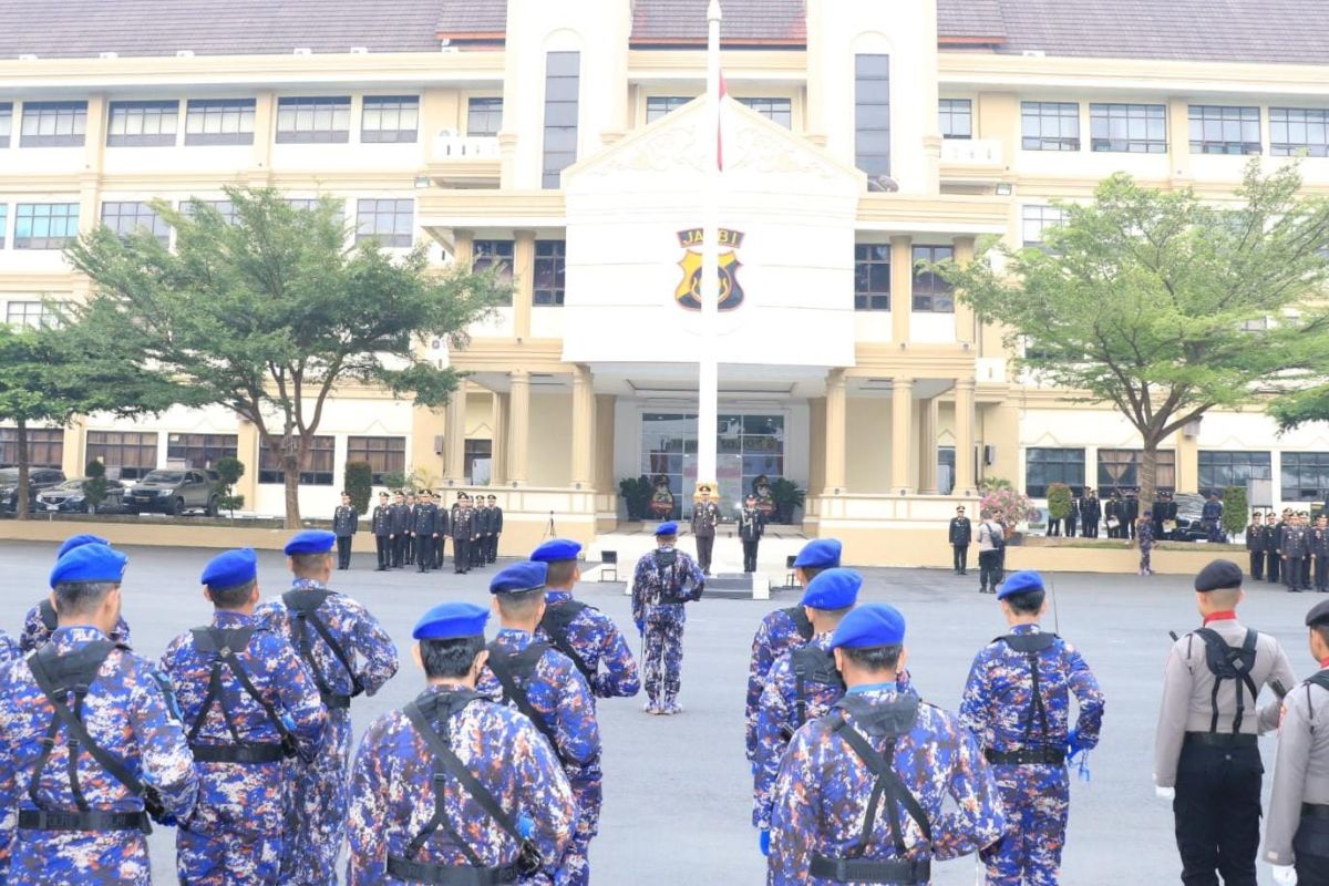 Polda Jambi gelar upacara peringati Hari Kesaktian Pancasila