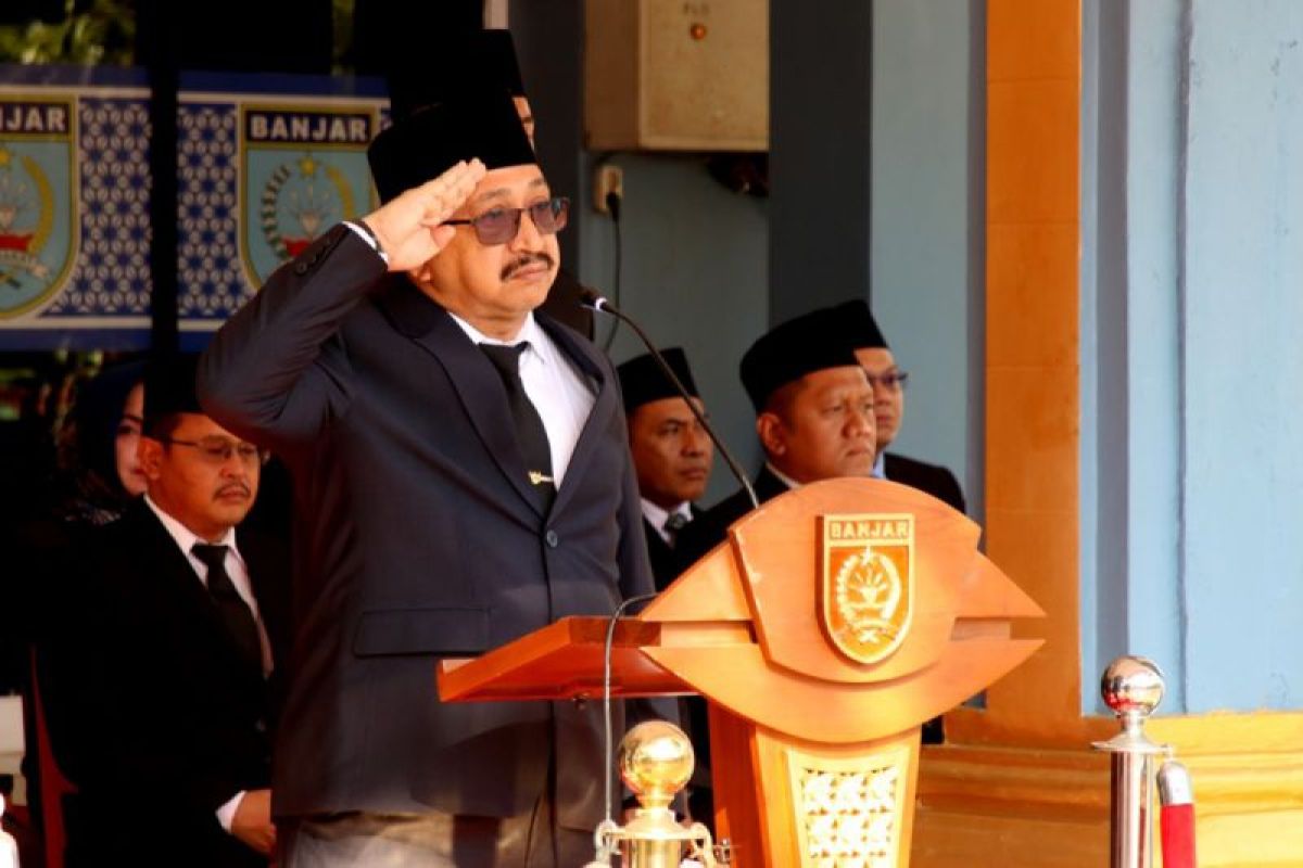 Wabup Banjar Said Idrus inspektur upacara Hari Kesaktian Pancasila