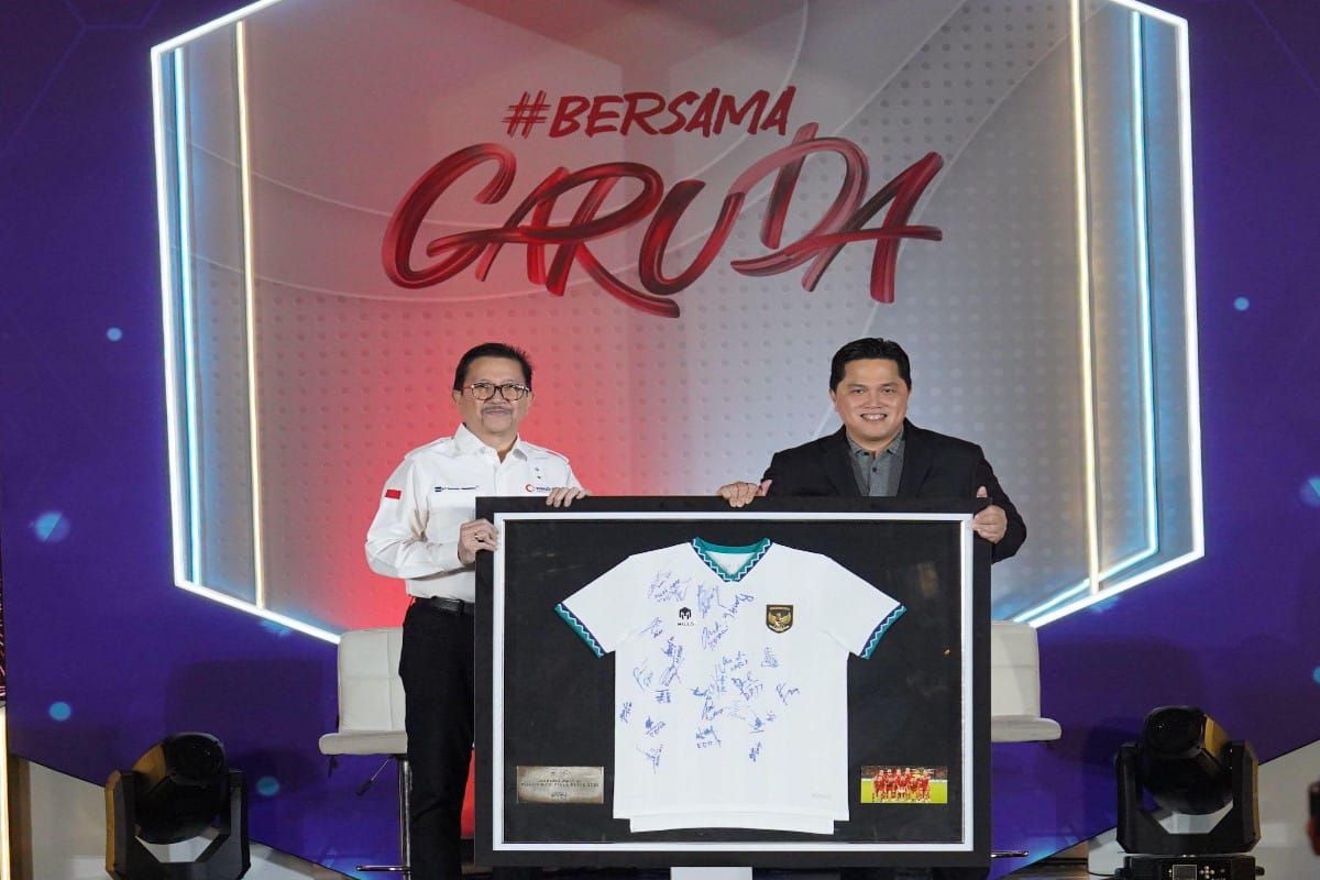 PSSI dan PTFI merajut kemitraan menjadi sponsor utama timnas Indonesia