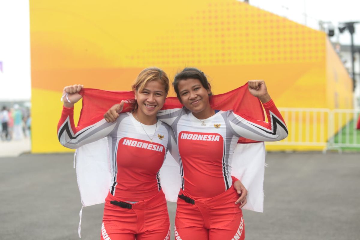 Asian Games 20222 - Balap sepeda bmx racing putri sumbangkan medali emas keempat untuk Indonesia