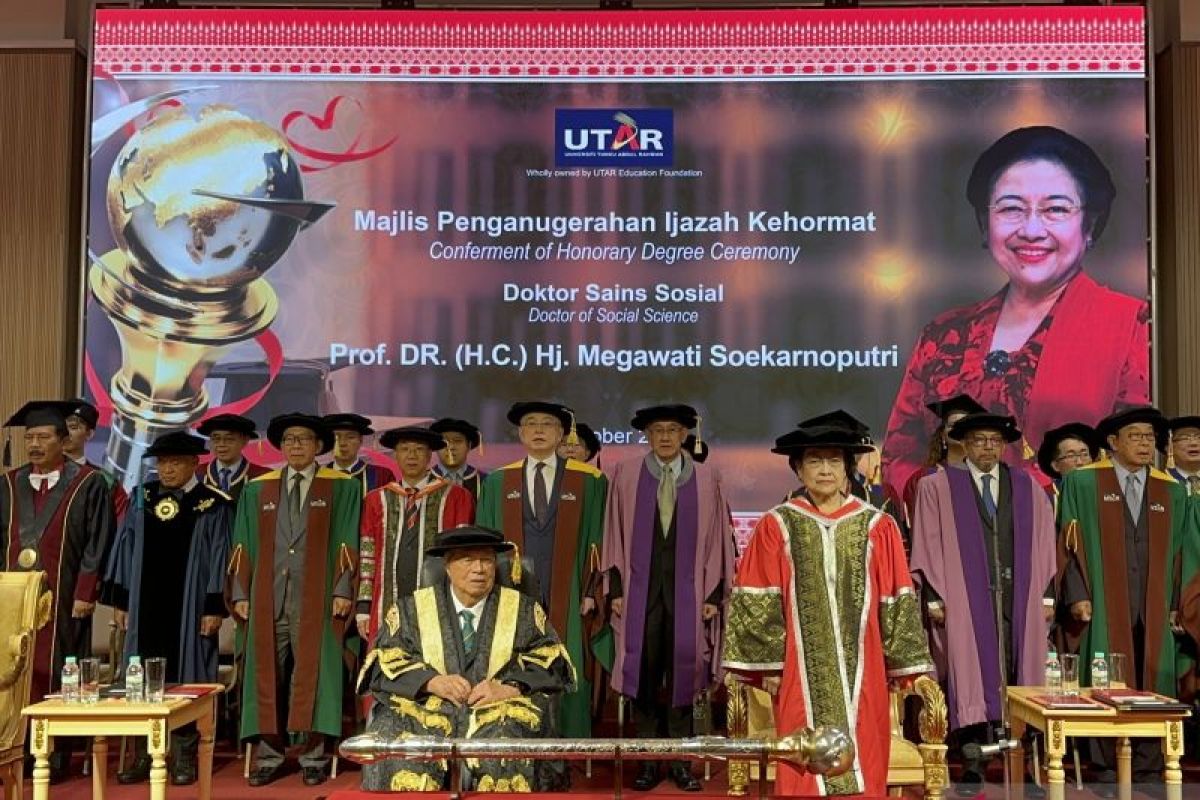 Megawati sampaikan pendekatan transformasi sosial saat orasi ilmiah
