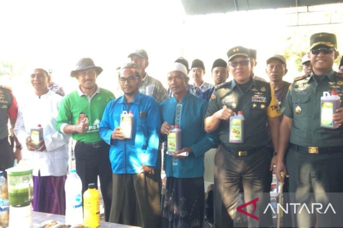 TMMD, Dinas Pertanian Bangkalan salurkan bantuan bibit jagung