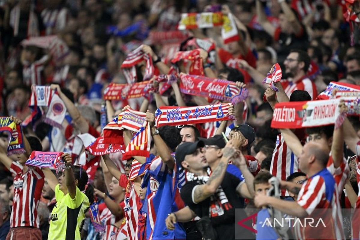 Pelecehan rasial, Atletico Madrid dihukum penutupan sebagian stadion