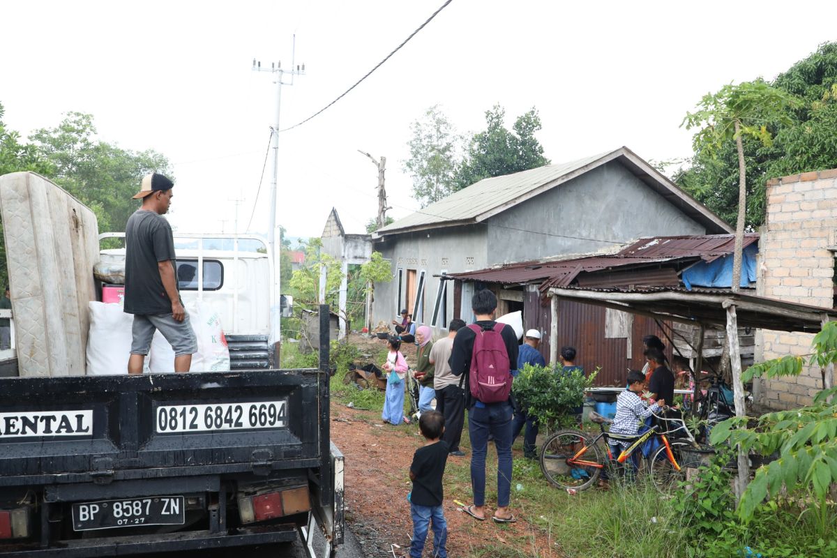 7 KK warga Rempang pindah ke hunian sementara