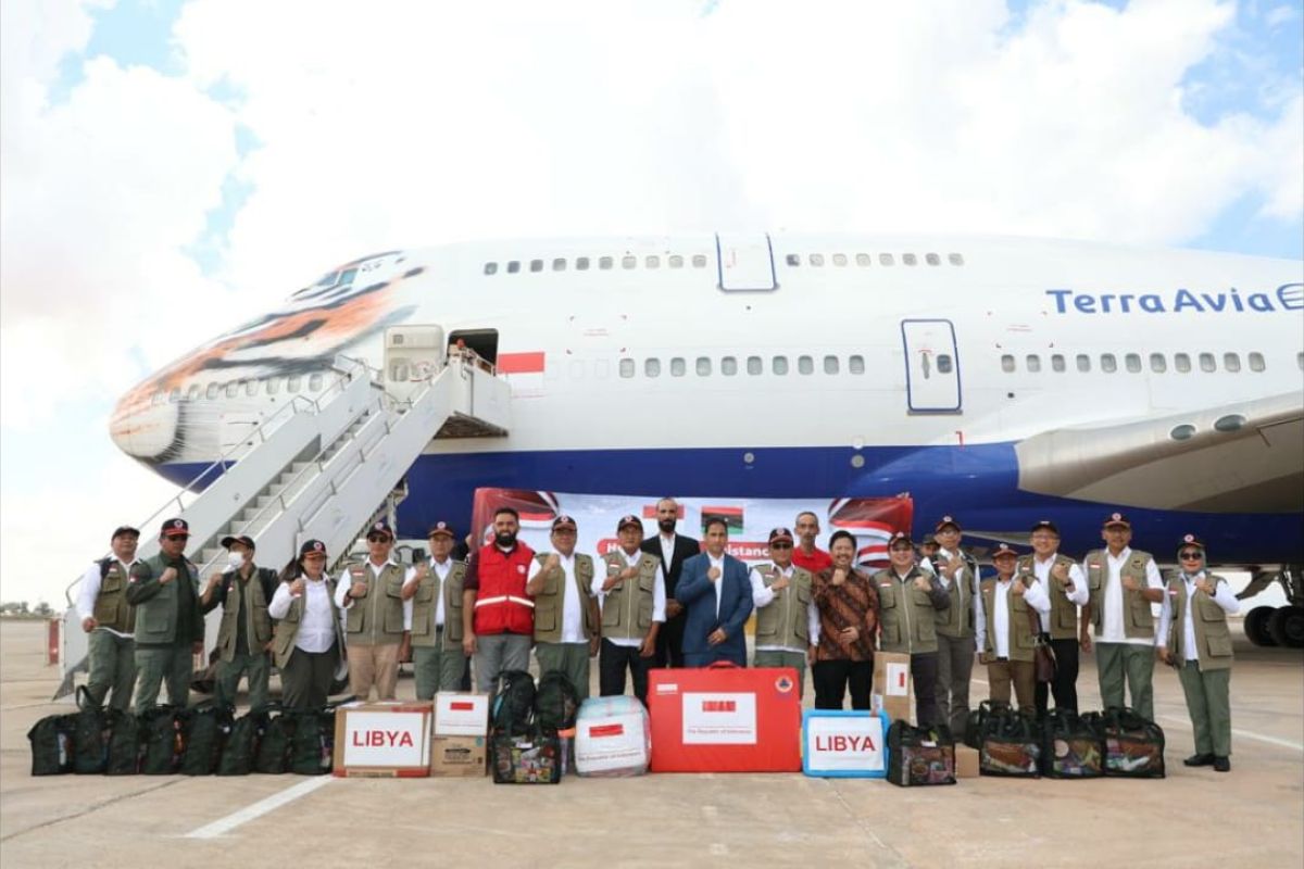 BNPB: Bantuan kemanusiaan Pemerintah Indonesia tiba di Libya