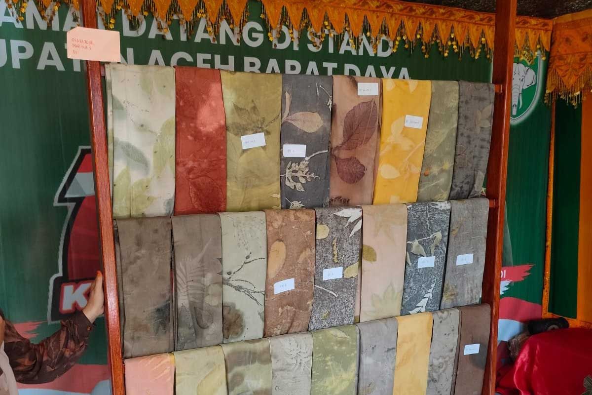 Batik ecoprint produksi UMKM Abdya dipasarkan hingga ke Malaysia