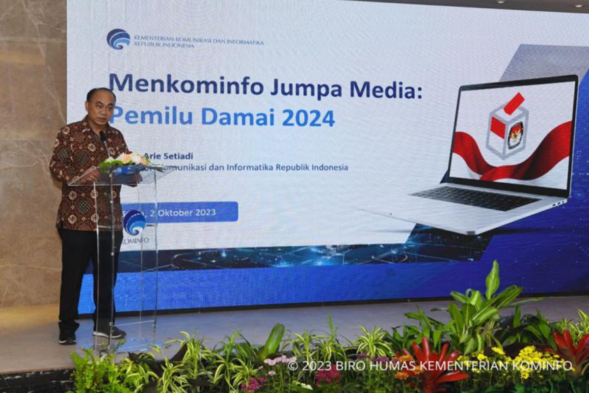 Menkominfo ajak jurnalis kolaborasi ciptakan Pemilu 2024 Damai