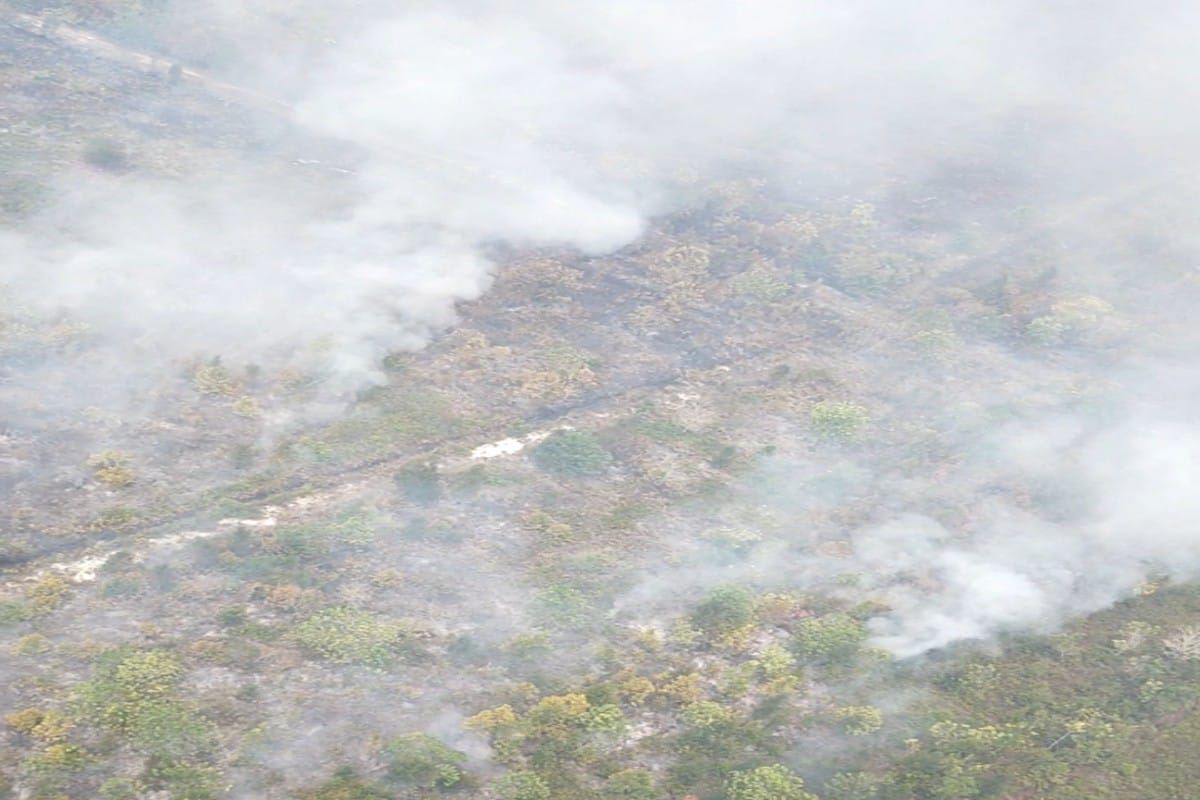 Kapolda Kalteng gunakan helikopter pantau karhutla