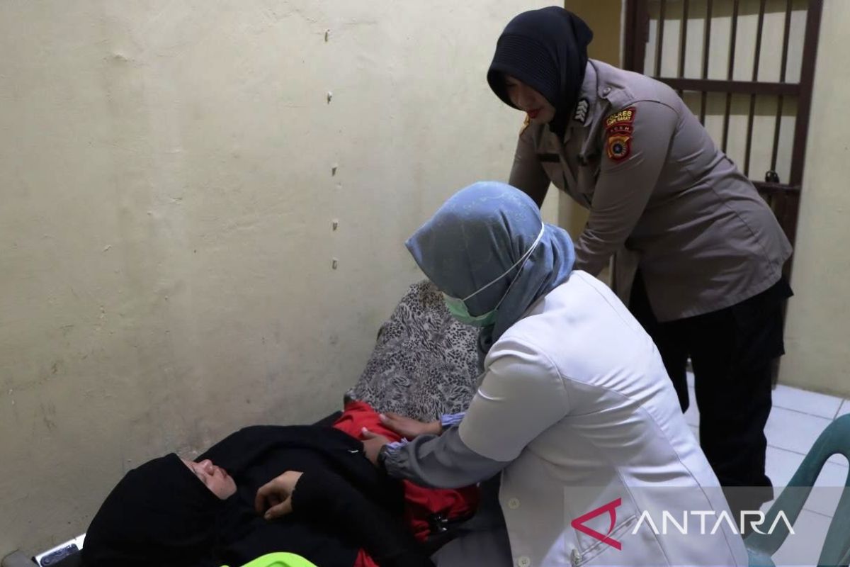Polres Aceh Barat periksa kesehatan tahanan yang hamil di rutan, begini kondisinya