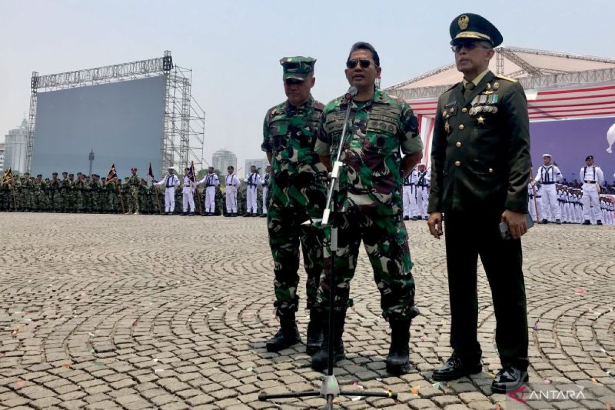 TNI siapkan parade alutsista dan pasukan untuk HUT Ke-78 di Monas