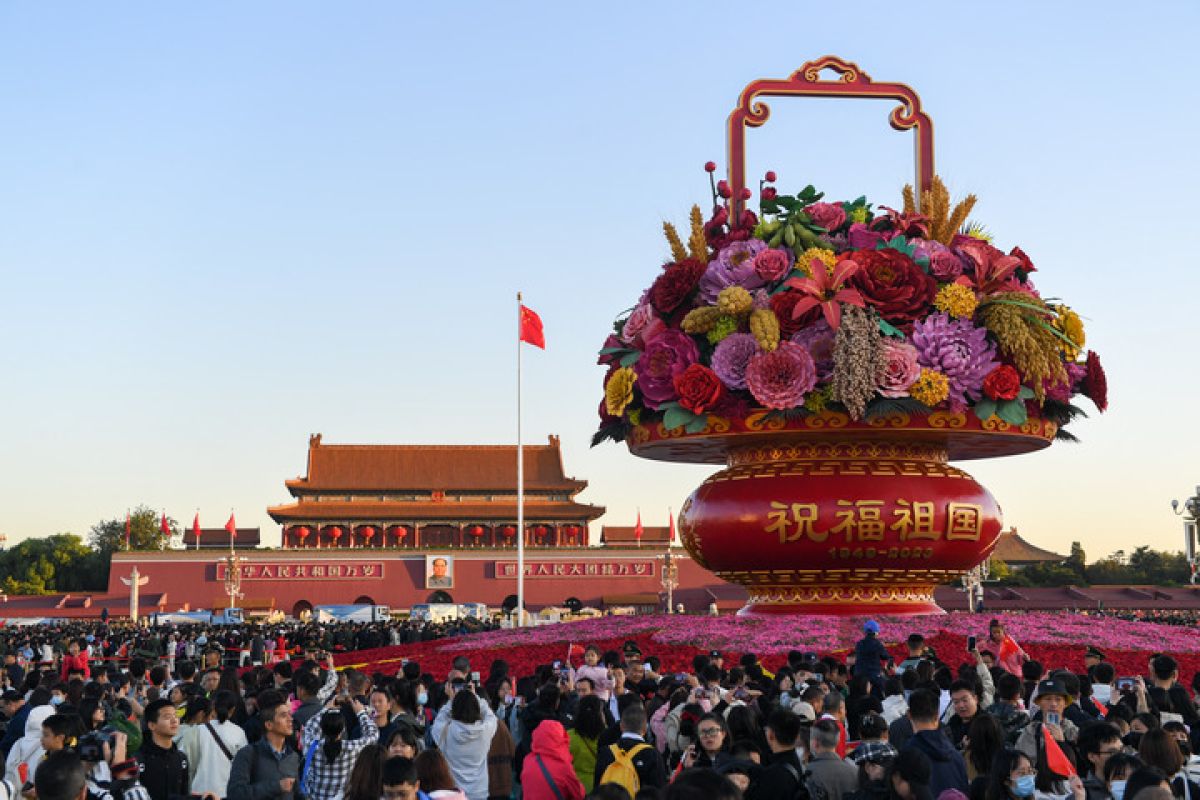 Patriotisme picu konsumsi  liburan "pekan emas" Hari Nasional China