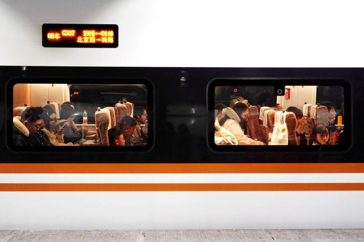 Perkeretaapian China tangani 16,47 juta penumpang saat liburan
