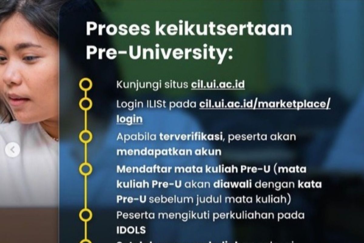 UI kembali buka Program Pre-University
