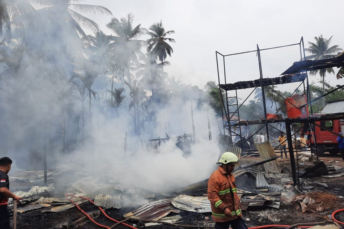 Kerugiaan kebakaran kandang ayam di Padang Pariaman capai miliaran rupiah