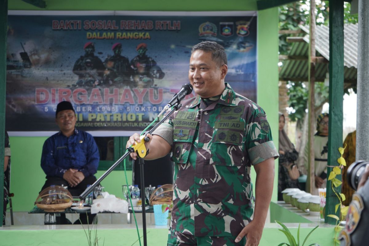 Korem 162 Wira Bhakti bedah tujuh rumah tidak layak huni di NTB