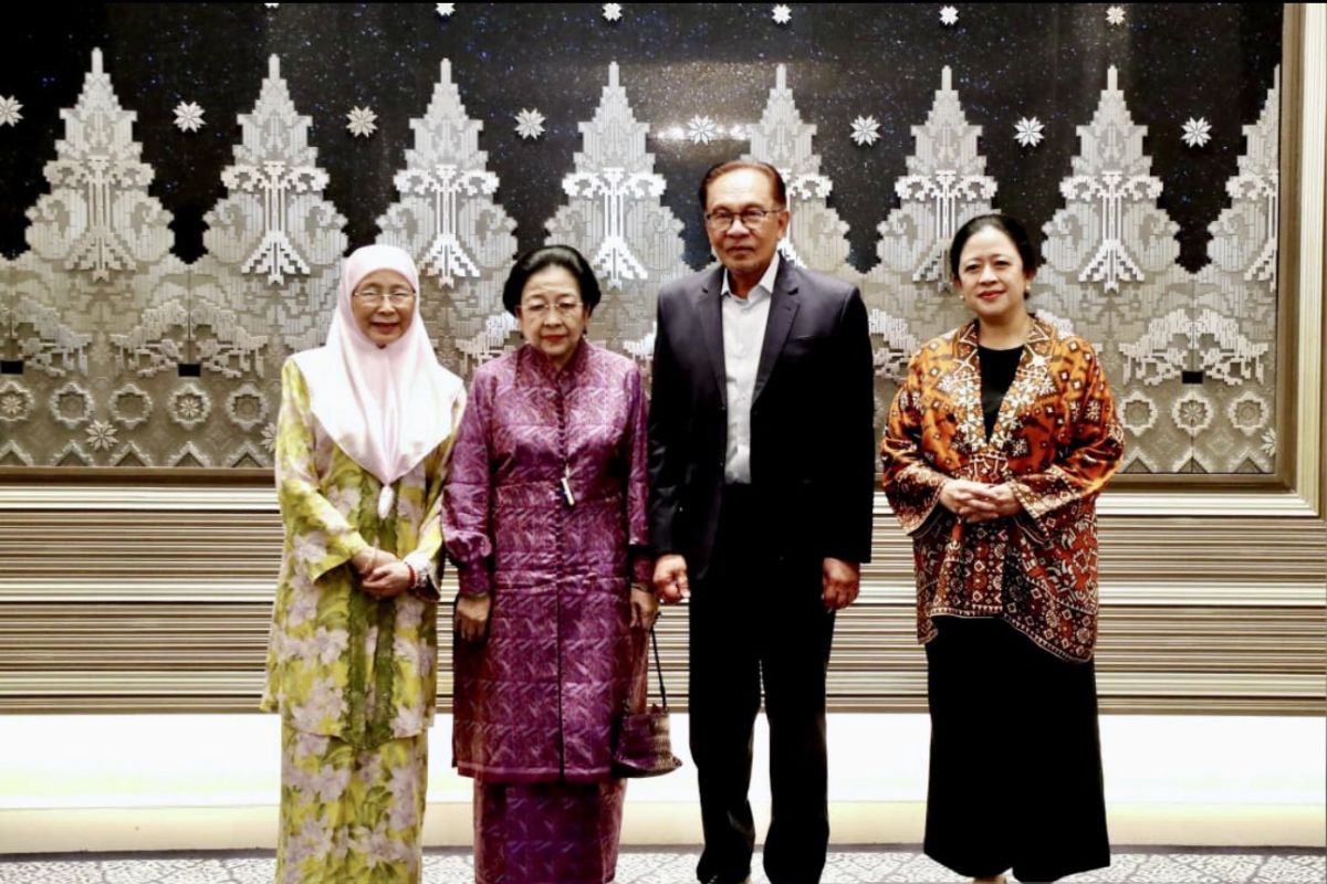 Megawati dan Anwar Ibrahim sempat bahas Nusantara saat bertemu di Seri Perdana