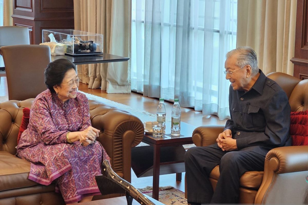 Megawati dan Mahathir Mohamad bahas hujan hingga IKN