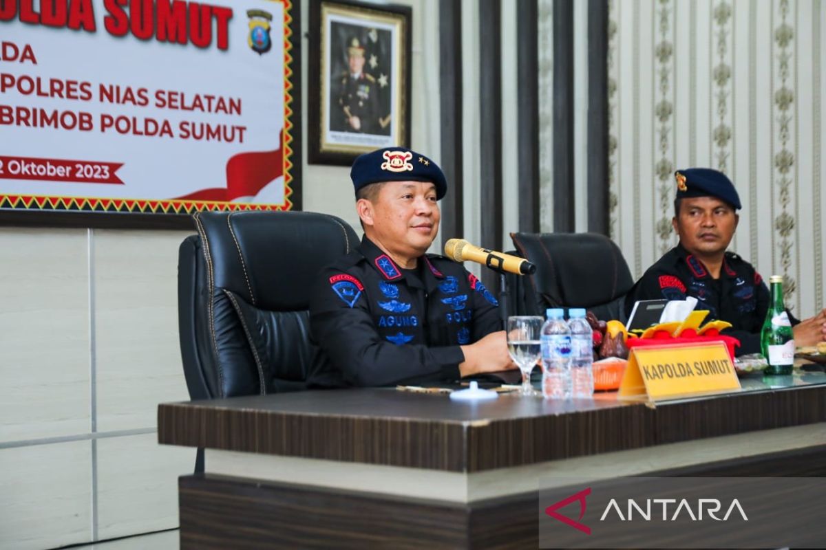 Kapolda Sumut instruksikan personel berantas narkoba di Pulau Nias