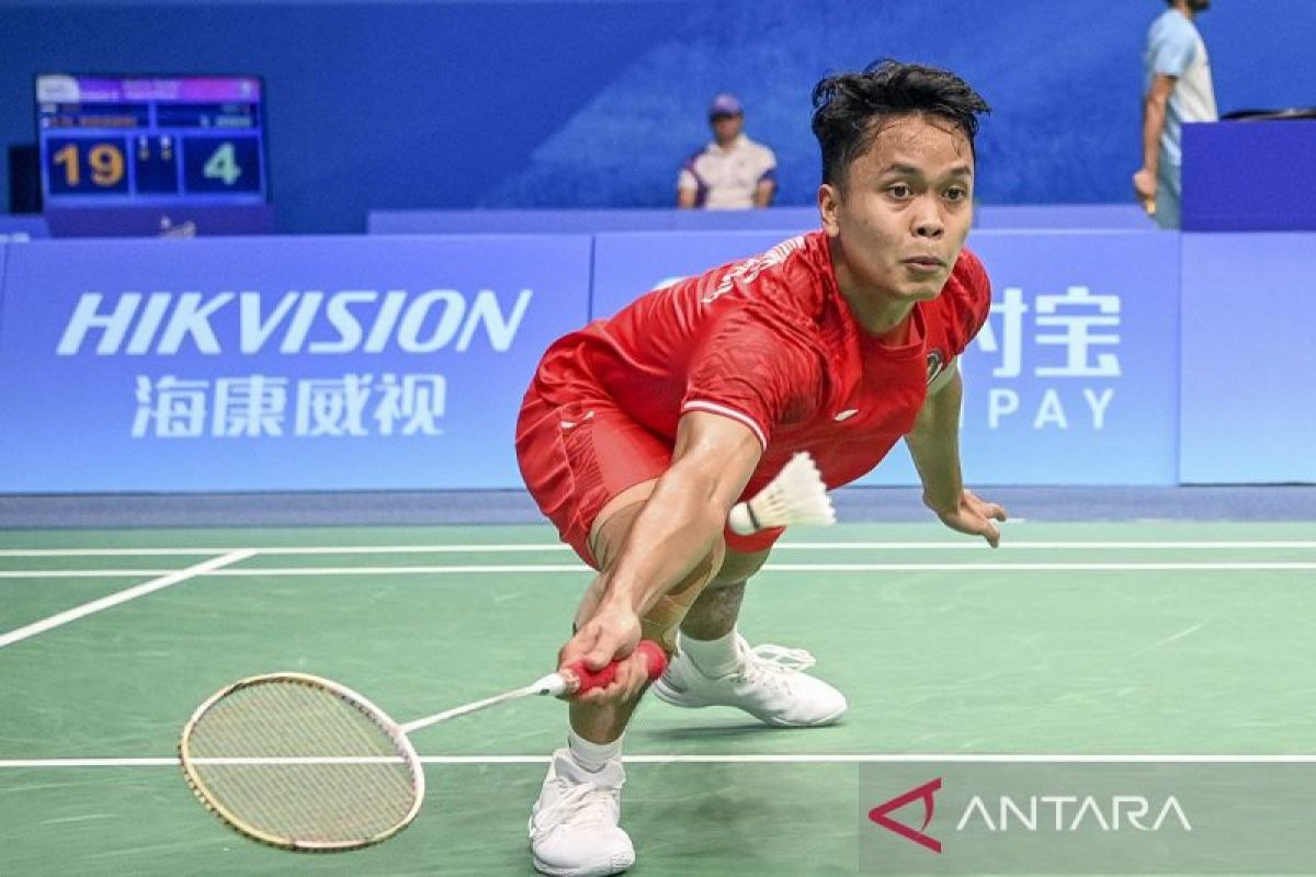 Anthony Ginting rebut satu tiket ke perempat final