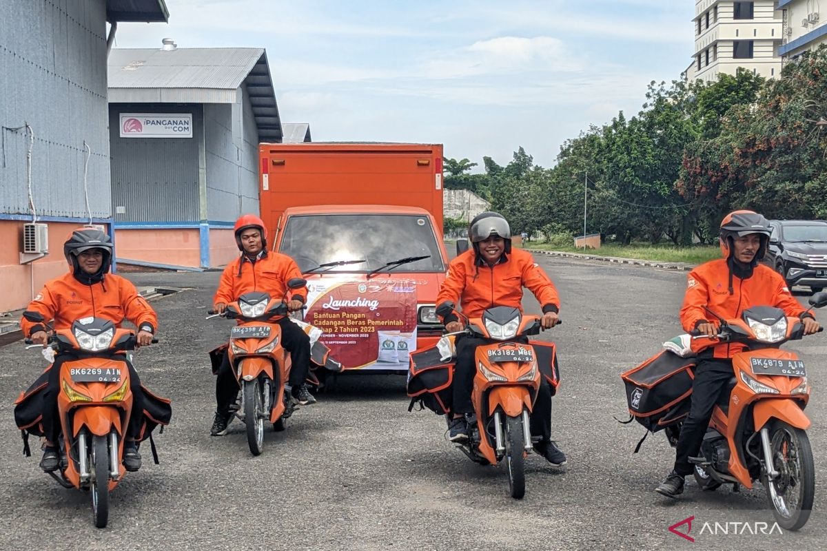 PT Pos: Penyaluran bantuan pangan beras di Sumatera Utara berjalan lancar