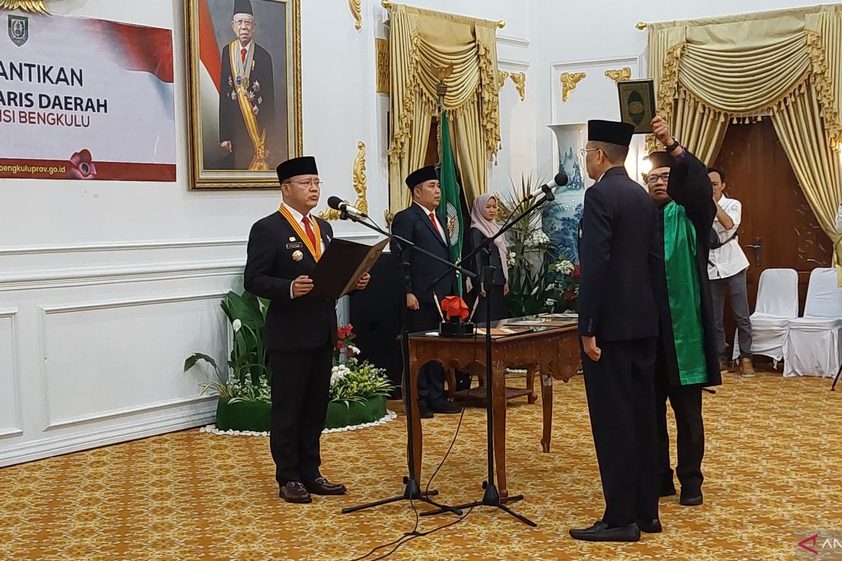 Sekda Provinsi Bengkulu Isnan Fajri baru, ini riwayat karirnya