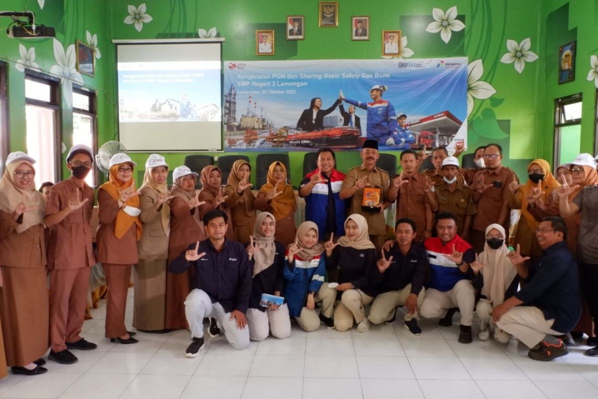 PGN adakan pengenalan dan "sharing basic safety" di SMPN 3 Lamongan