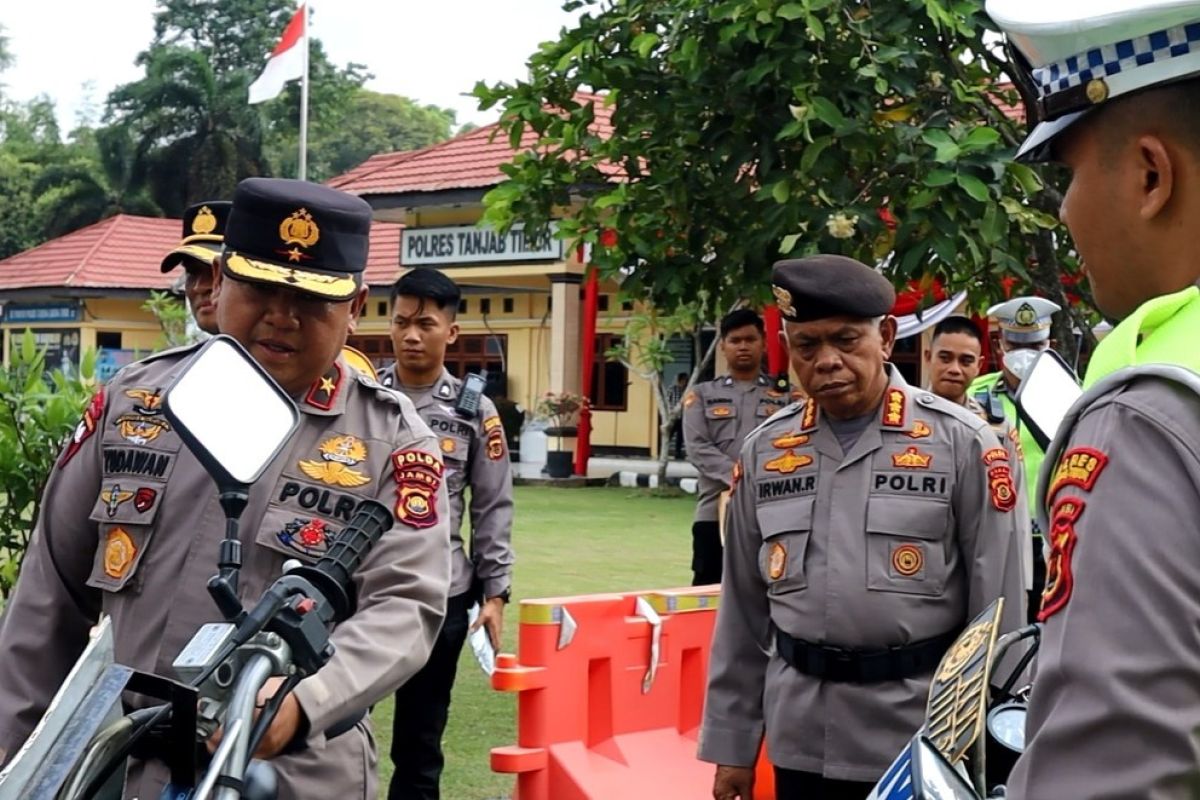 Wakapolda Jambi cek persiapan pengamanan pemilu di Tanjung Jabung Timur